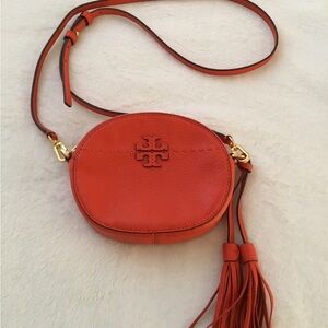 Memorial Day Sale. Tory Burch Orange Crossbody Bag